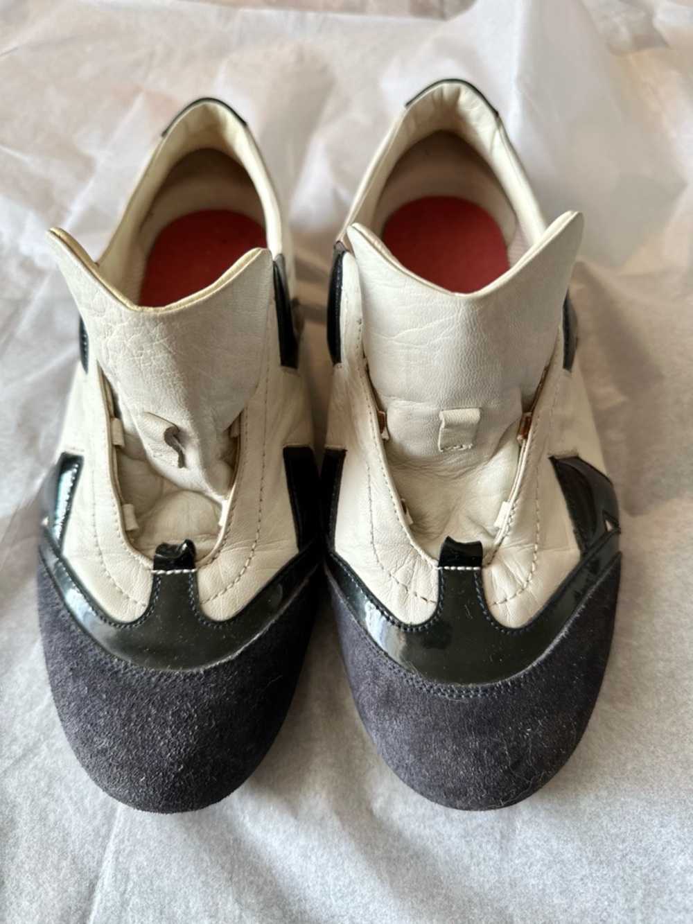 Salvatore Ferragamo Lace-Up Tennis Flats - Picture 16 of 16
